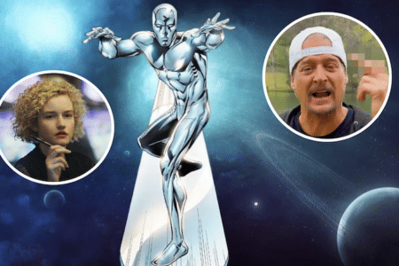 Iconic Silver Surfer to be played by Julia Garner (left) while surf traditionalists rage (right).